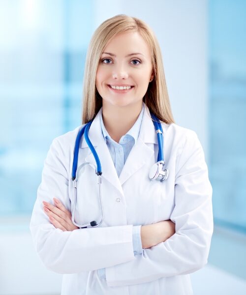 Lekarka z uśmiechem