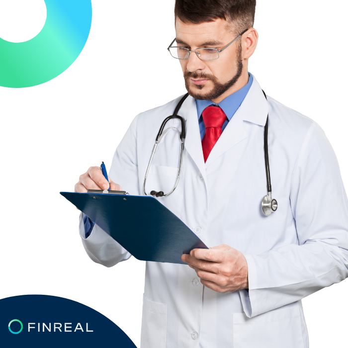 Lekarz z dokumentami